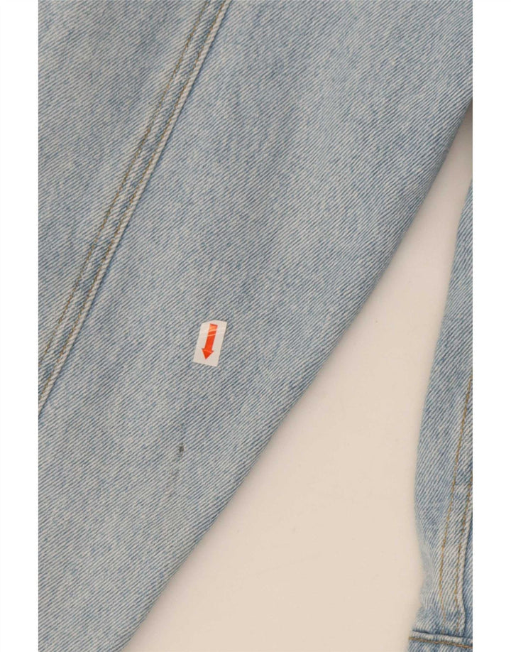 American Apparel Mens Denim Jacket UK 38 Medium Blue Cotton