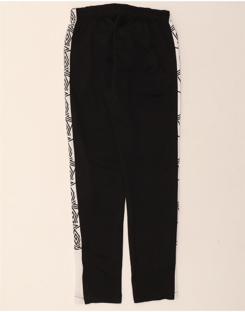 UMBRO Mens Graphic Tracksuit Trousers Medium  Black Colourblock Polyester Vintage Umbro and Second-Hand Umbro from Messina Hembry 