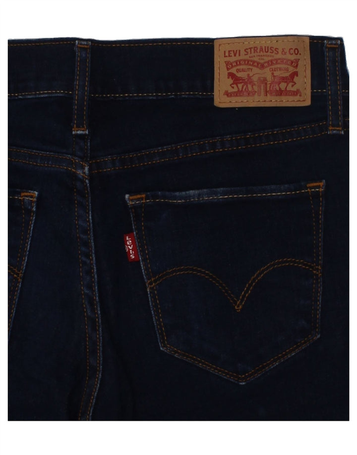 LEVI'S Womens Denim Shorts W24 XS Navy Blue Cotton | Vintage Levi's | Thrift | Second-Hand Levi's | Used Clothing | Messina Hembry 