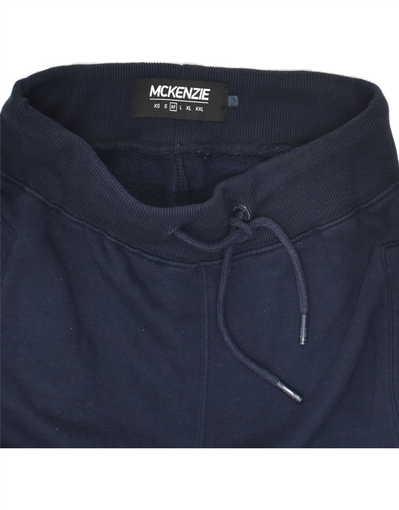 MCKENZIE Mens Tracksuit Trousers Joggers Medium Navy Blue Cotton | Vintage Mckenzie | Thrift | Second-Hand Mckenzie | Used Clothing | Messina Hembry 