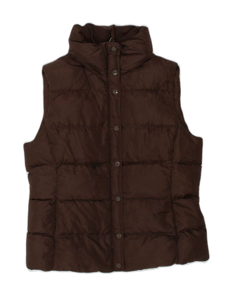 J. CREW Womens Padded Gilet UK 14 Large Brown | Vintage J. Crew | Thrift | Second-Hand J. Crew | Used Clothing | Messina Hembry 