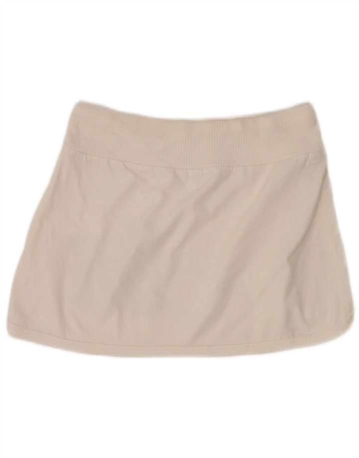 BENETTON Womens Graphic Mini Tennis Skirt UK 12 Medium White Floral