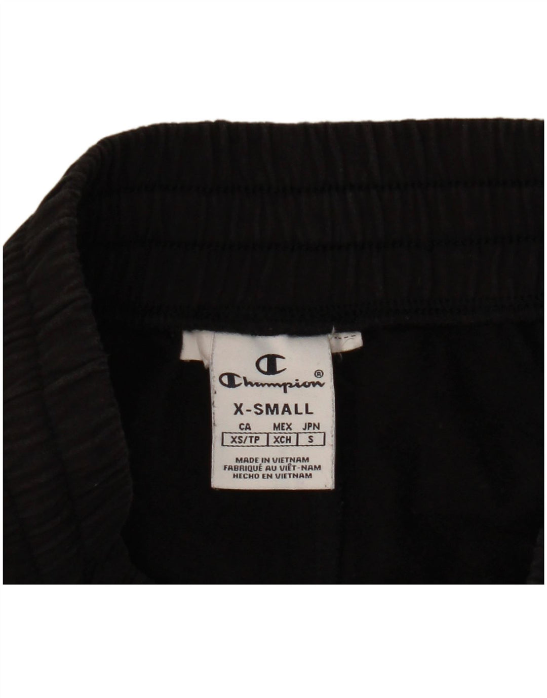 Champion Mens Tracksuit Trousers Joggers XS  Black