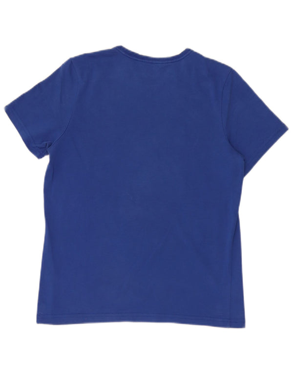 Adidas Boys Graphic T-Shirt Top 13-14 Years Large Blue