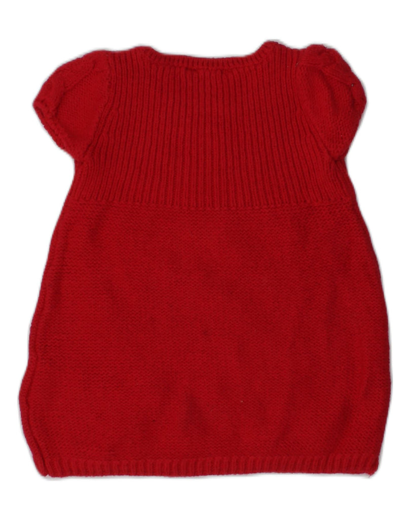 TOMMY HILFIGER Baby Girls Jumper Dress 3-6 Months Red Cotton | Vintage Tommy Hilfiger | Thrift | Second-Hand Tommy Hilfiger | Used Clothing | Messina Hembry 