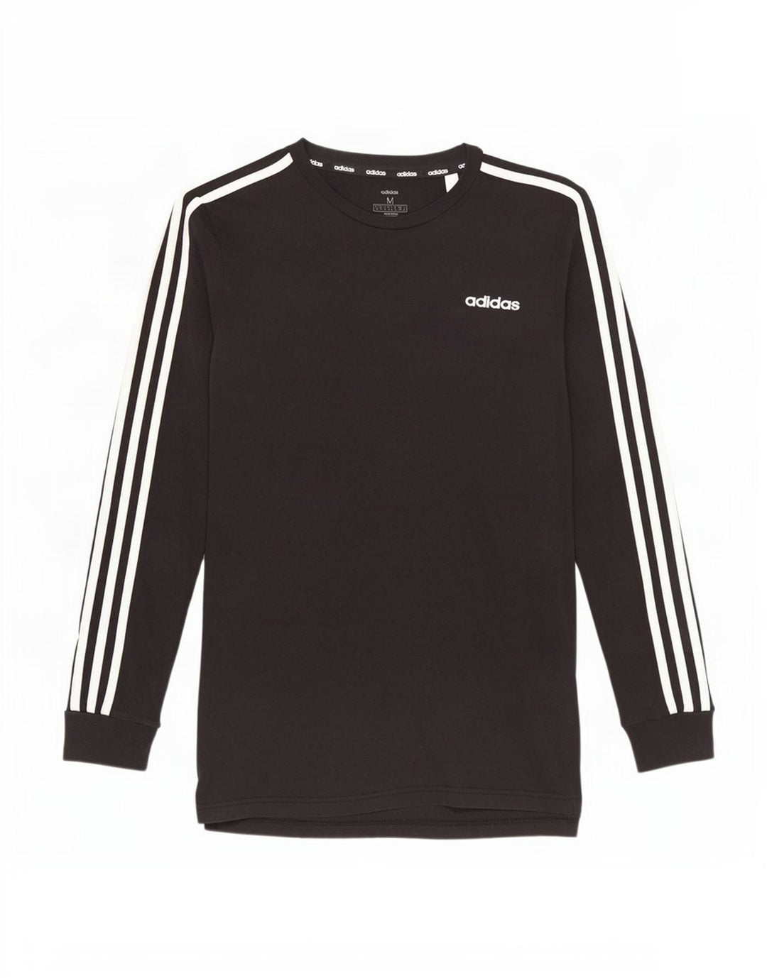 Adidas Mens Top Long Sleeve Medium Black Cotton