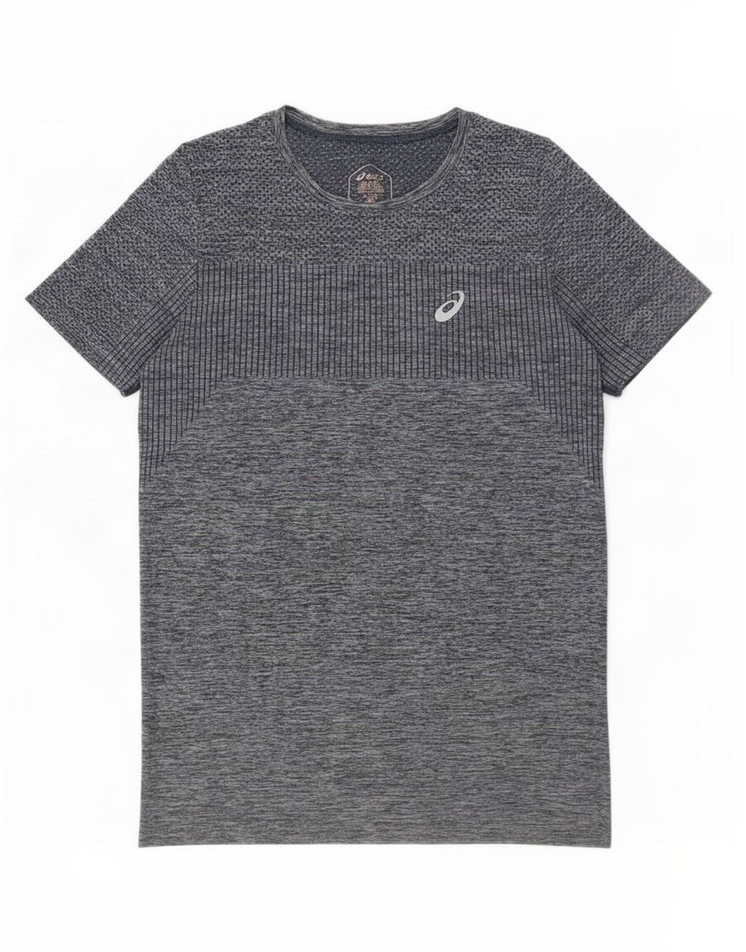 Asics Mens T-Shirt Top Medium Navy Blue Flecked