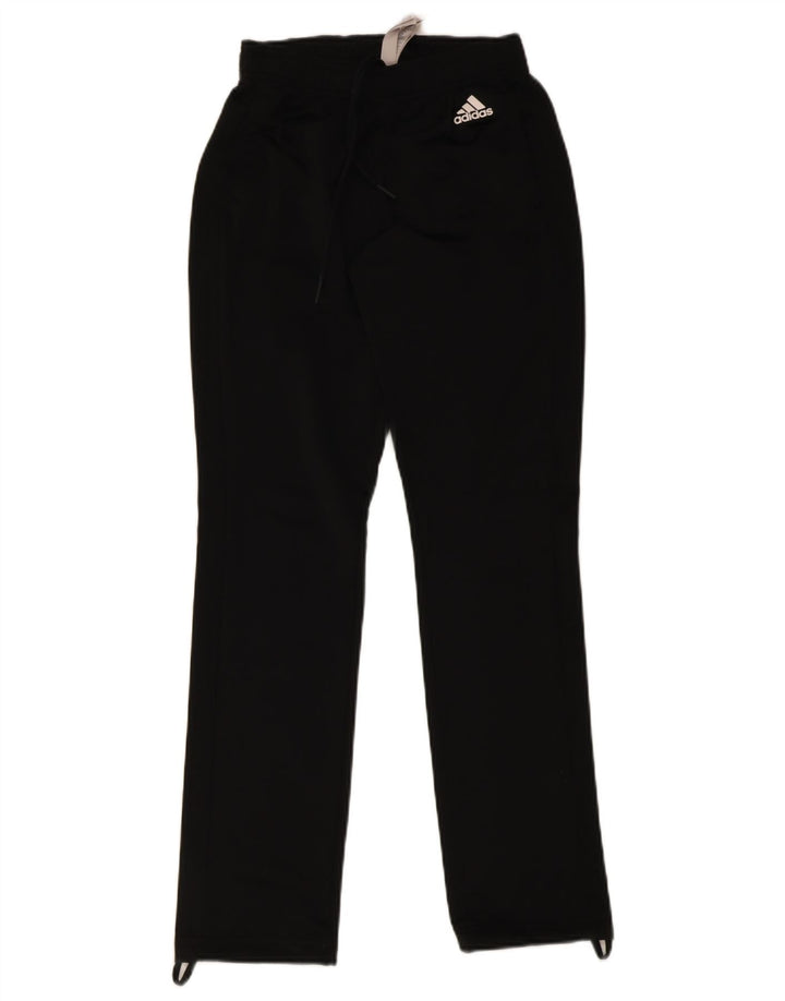 Adidas Womens Tracksuit Trousers UK 4/6 XS  Black Polyester