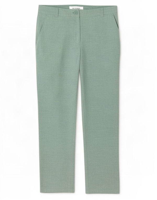 Rohan Womens High Waist Straight Casual Trousers UK 10 Small W32 L29 Green
