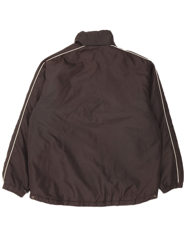 Kappa Mens Windbreaker Jacket UK 42 XL Black Polyester