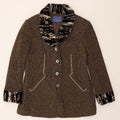 LAURA DI SARPI Womens 4 Button Blazer Jacket IT 44 Medium Grey Flecked Vintage Laura Di Sarpi and Second-Hand Laura Di Sarpi from Messina Hembry 