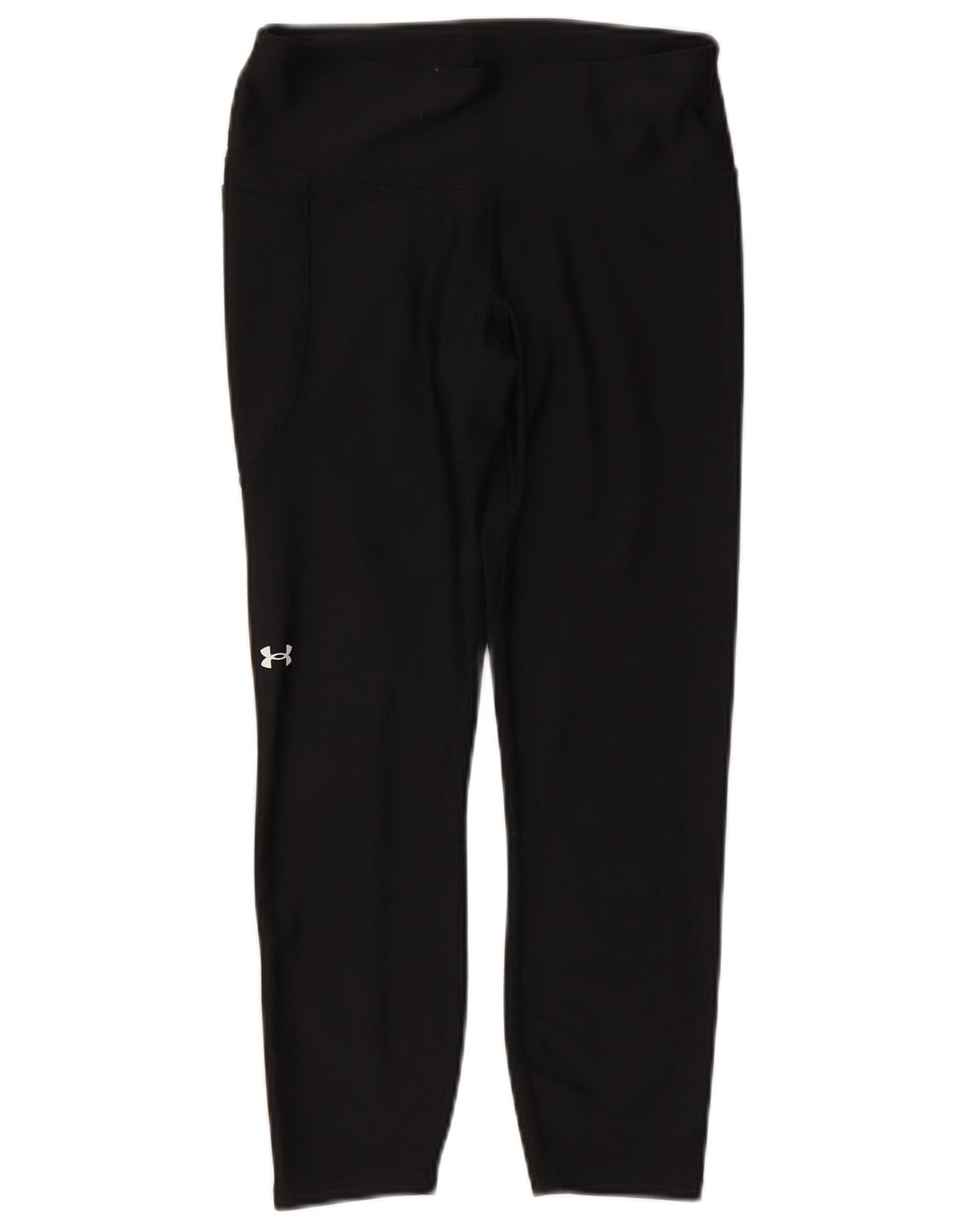 Under Armour Womens Heat Gear Capri Leggings UK 12 Medium  Black