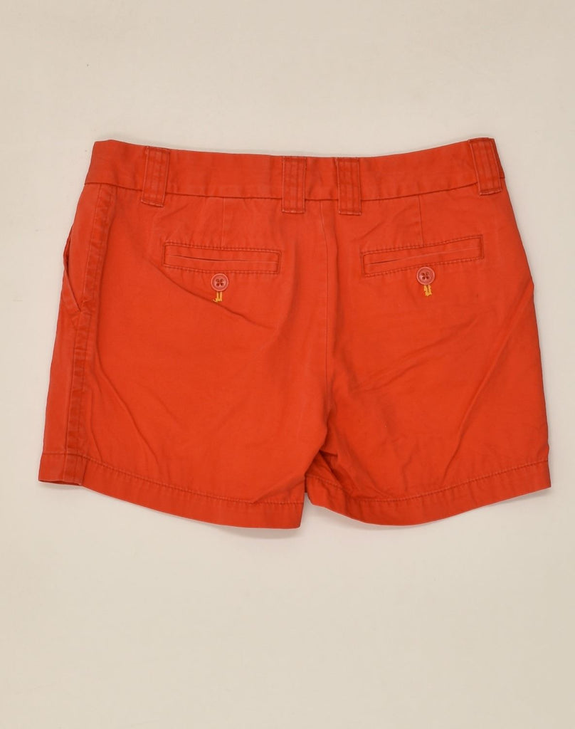 J. CREW Womens City Fit Chino Shorts US 6 Medium W30 Orange Cotton | Vintage J. Crew | Thrift | Second-Hand J. Crew | Used Clothing | Messina Hembry 