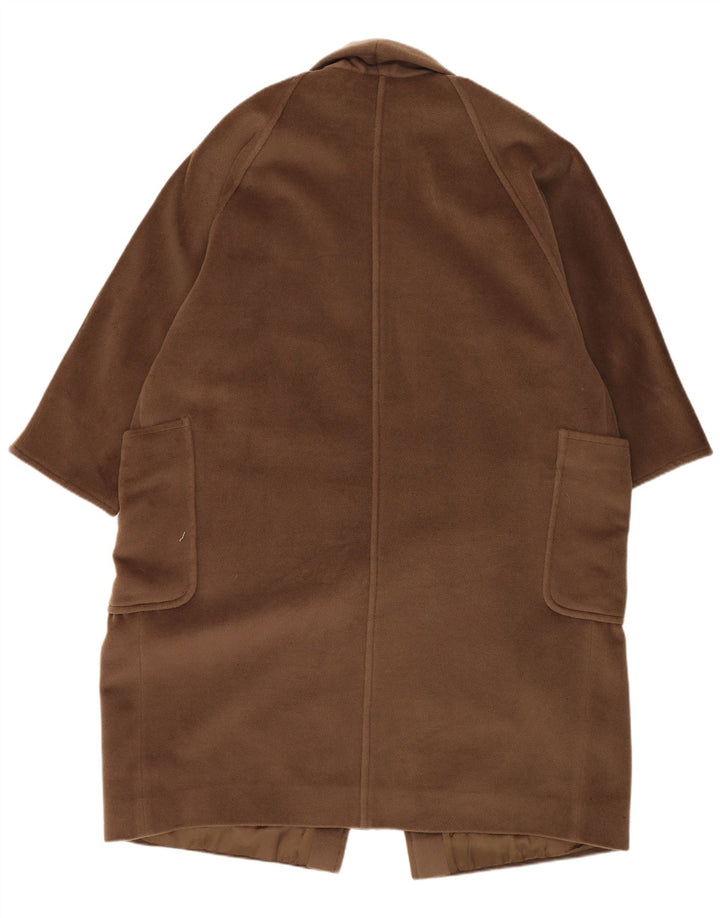 Max Mara Womens Oversized Overcoat UK 12 Medium Brown Wool