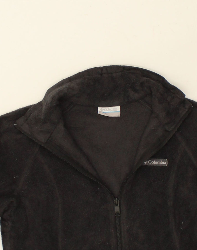 COLUMBIA Mens Fleece Jacket UK 36 Small Black Polyester | Vintage Columbia | Thrift | Second-Hand Columbia | Used Clothing | Messina Hembry 