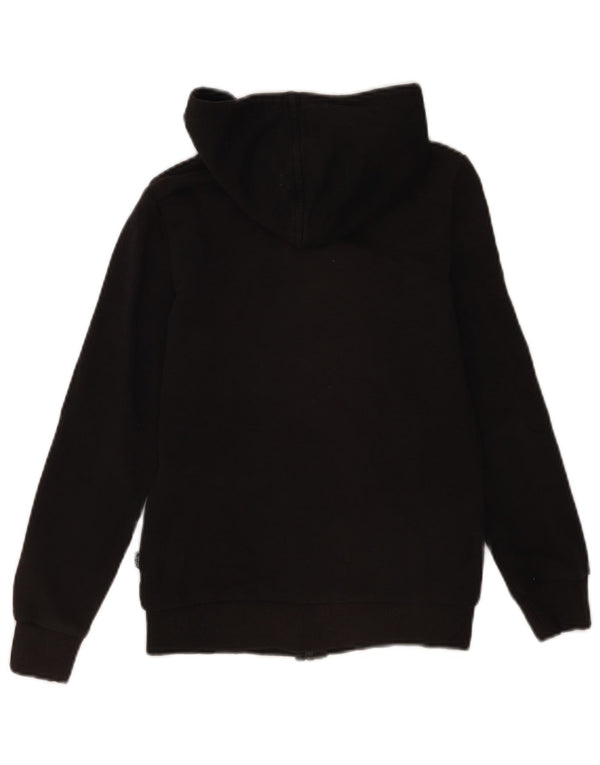 Puma Boys Zip Hoodie Sweater 11-12 Years Black Cotton
