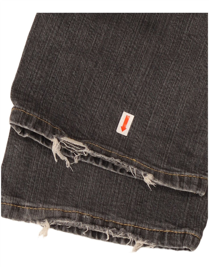 LEE Womens Straight Jeans W28 L32 Grey