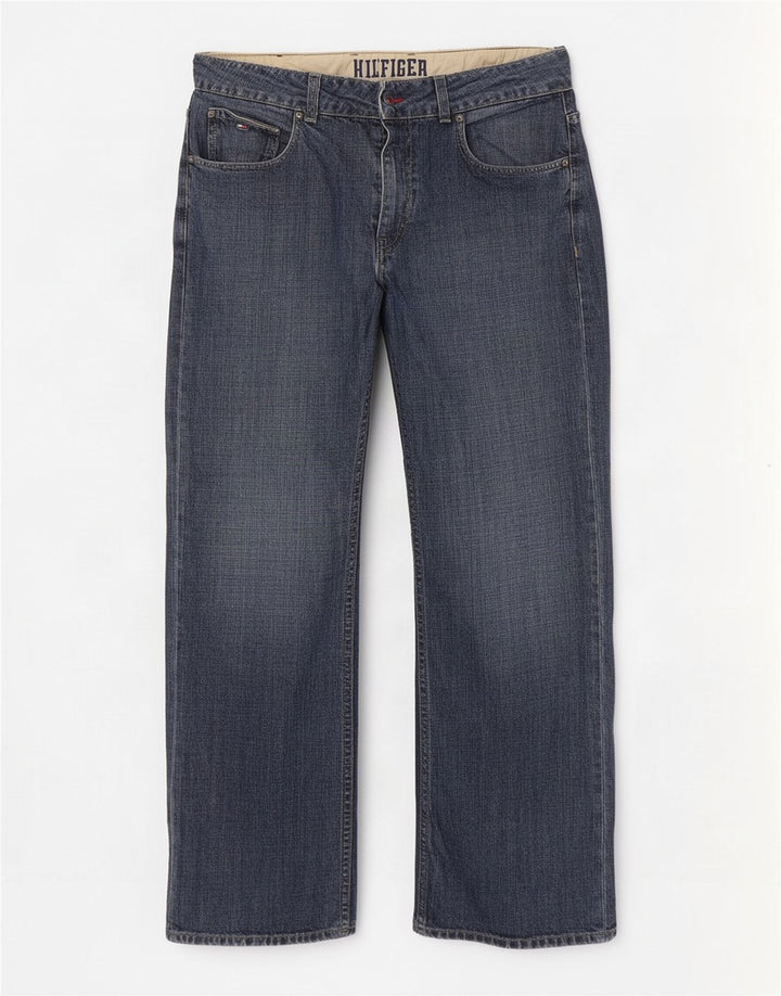 Tommy Hilfiger Mens Straight Jeans W38 L30 Blue Cotton
