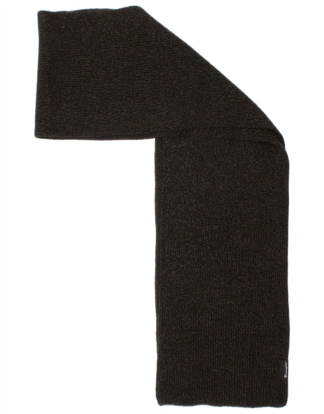 Champion Mens Knit Rectangle Scarf One Size Grey Acrylic