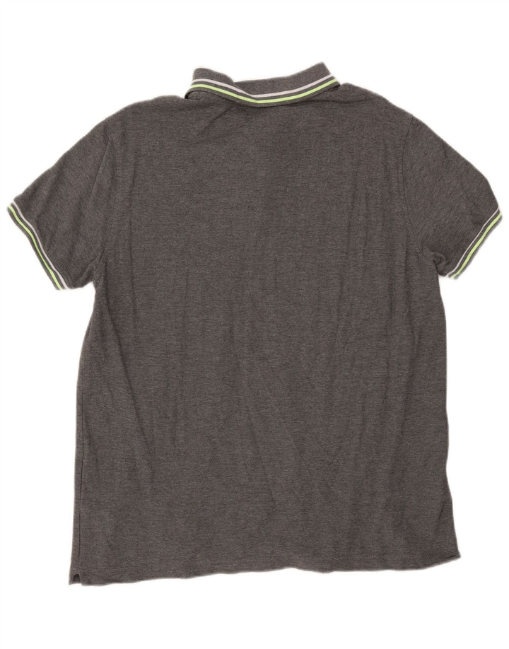 LOTTO Mens Polo Shirt XL Grey