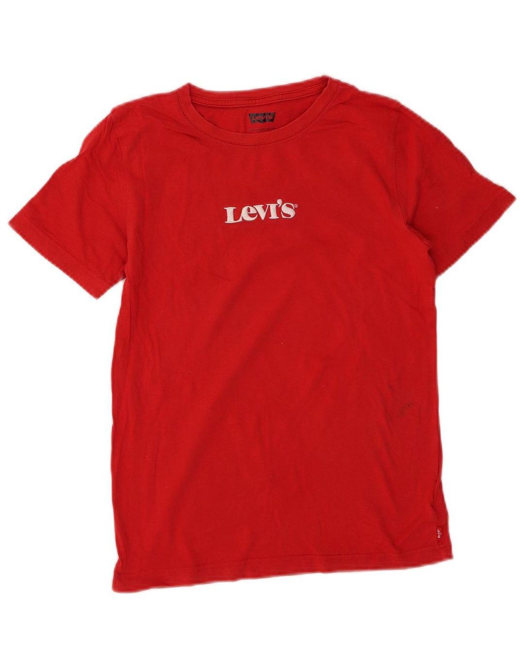 LEVI'S Boys Graphic T-Shirt Top 15-16 Years Red Cotton