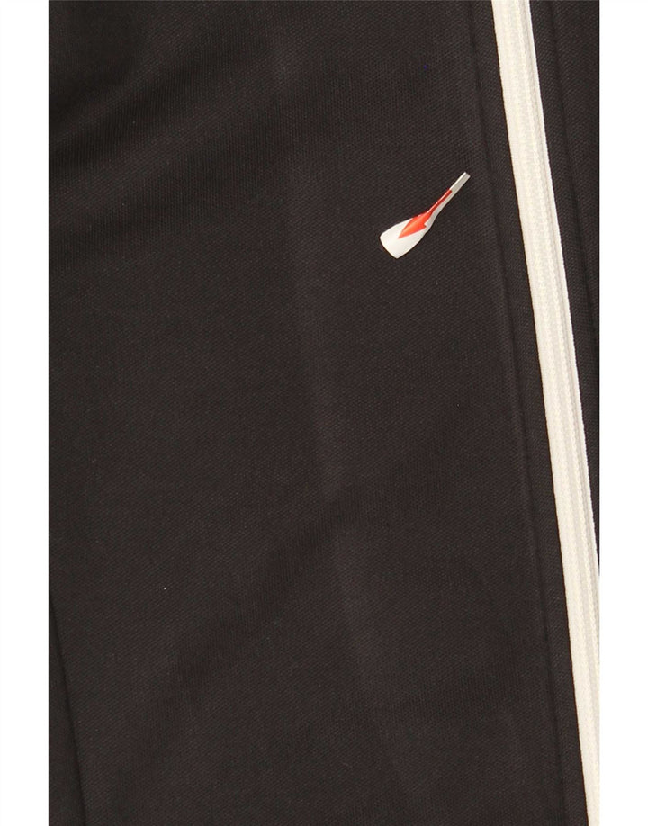 Adidas Womens Tracksuit Top Jacket IT 42 Medium Black Cotton