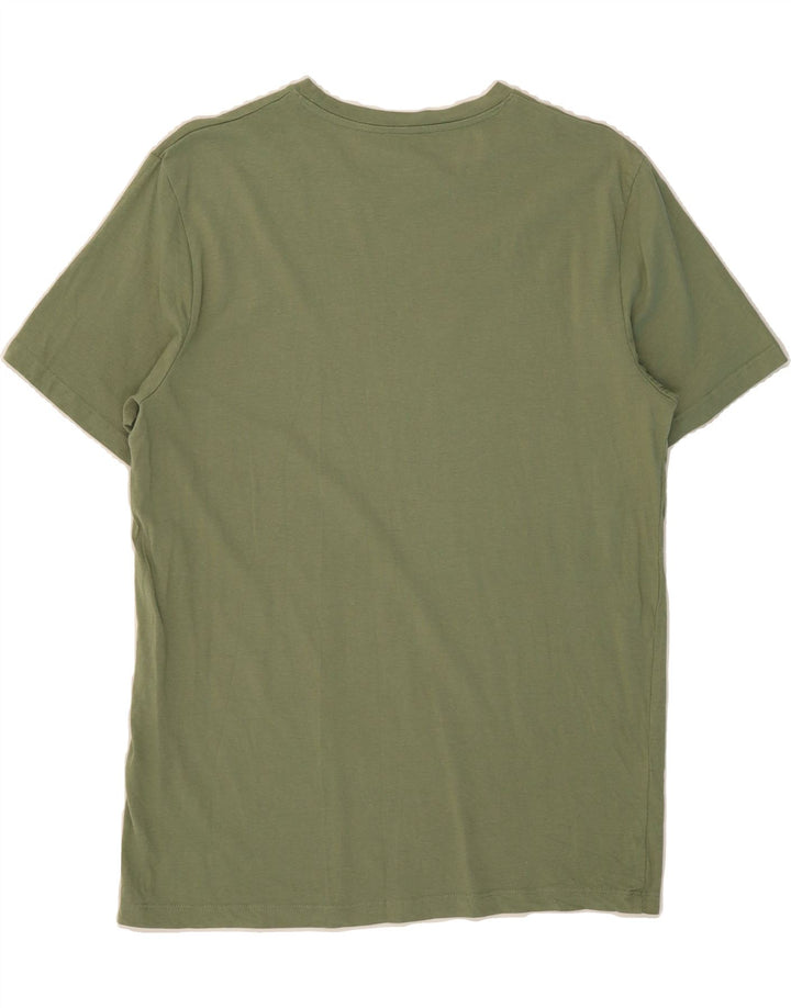 JACK & JONES Mens Graphic T-Shirt Top Medium Green Cotton Vintage Jack & Jones and Second-Hand Jack & Jones from Messina Hembry 