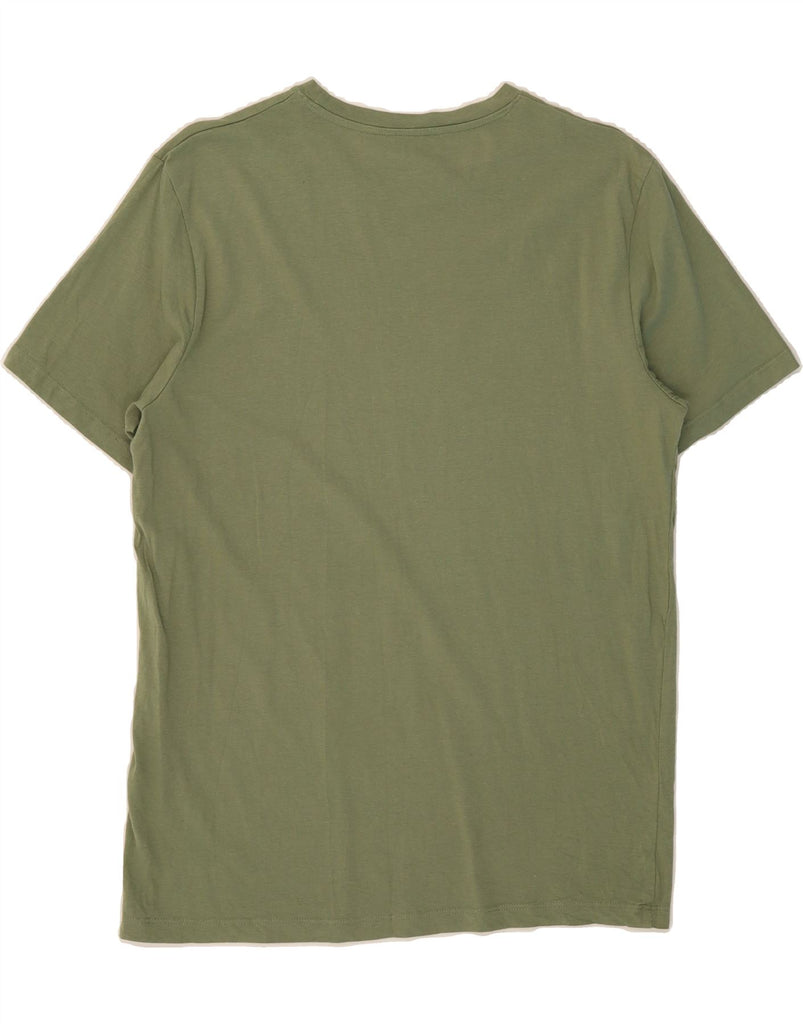 JACK & JONES Mens Graphic T-Shirt Top Medium Green Cotton Vintage Jack & Jones and Second-Hand Jack & Jones from Messina Hembry 