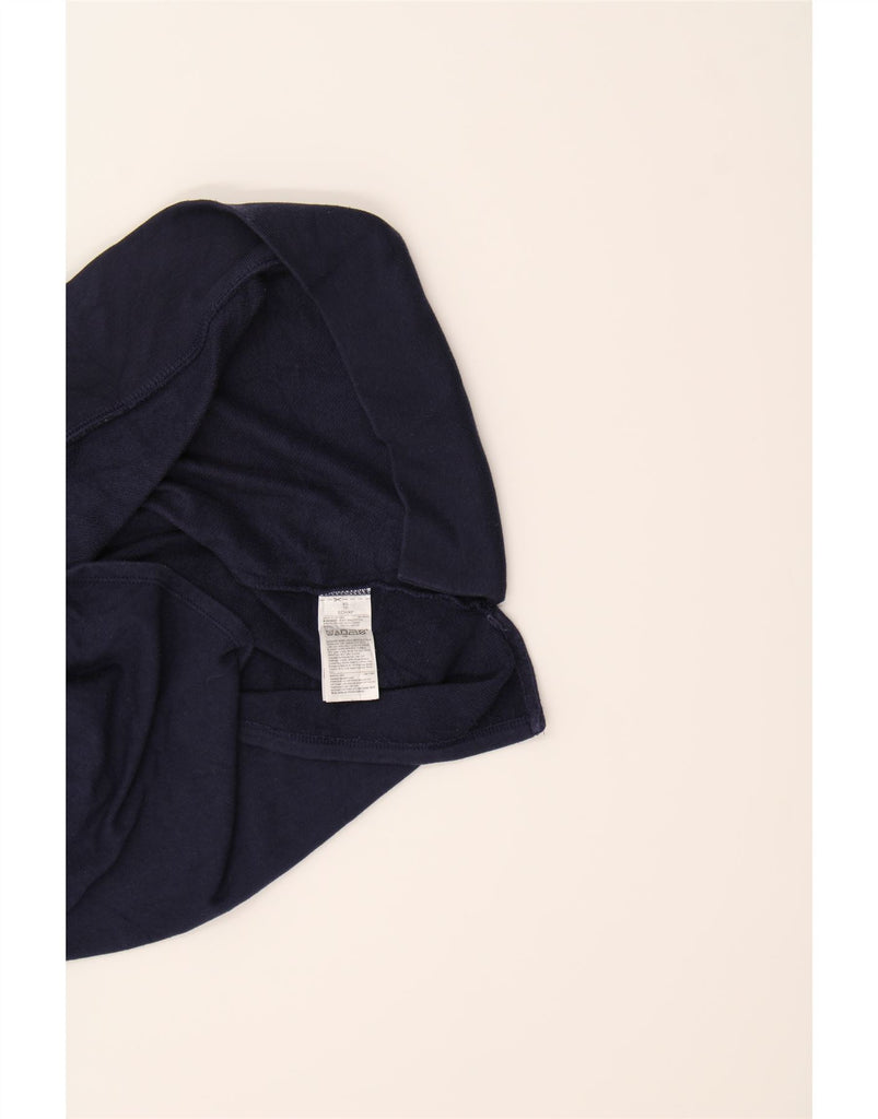 GAP Womens Oversized Graphic Hoodie Jumper UK 6 XS Navy Blue Cotton Vintage Gap and Second-Hand Gap from Messina Hembry 