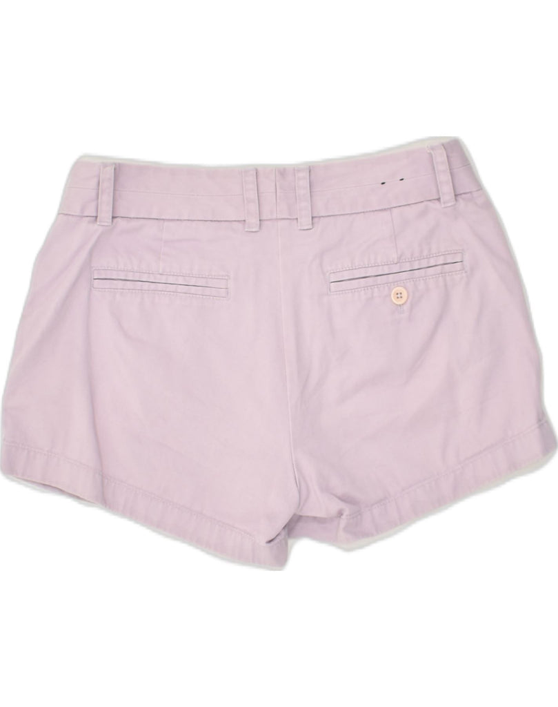 J. CREW Womens Chino Shorts US 4 Small W32 Purple Cotton | Vintage J. Crew | Thrift | Second-Hand J. Crew | Used Clothing | Messina Hembry 