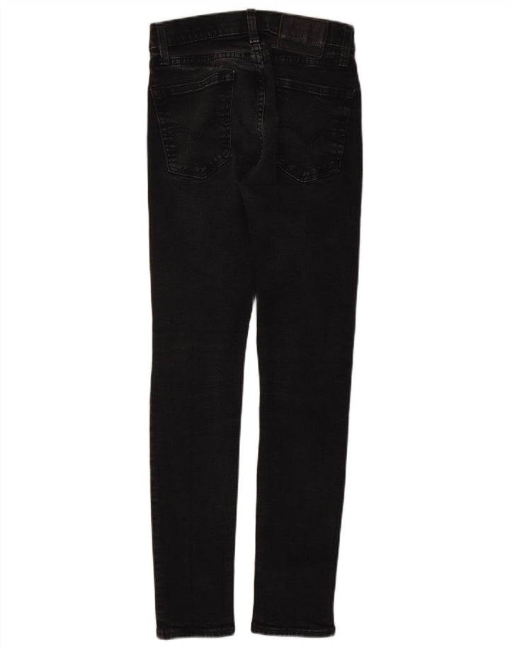 Levi's Womens Skinny Jeans W28 L29 Black Cotton