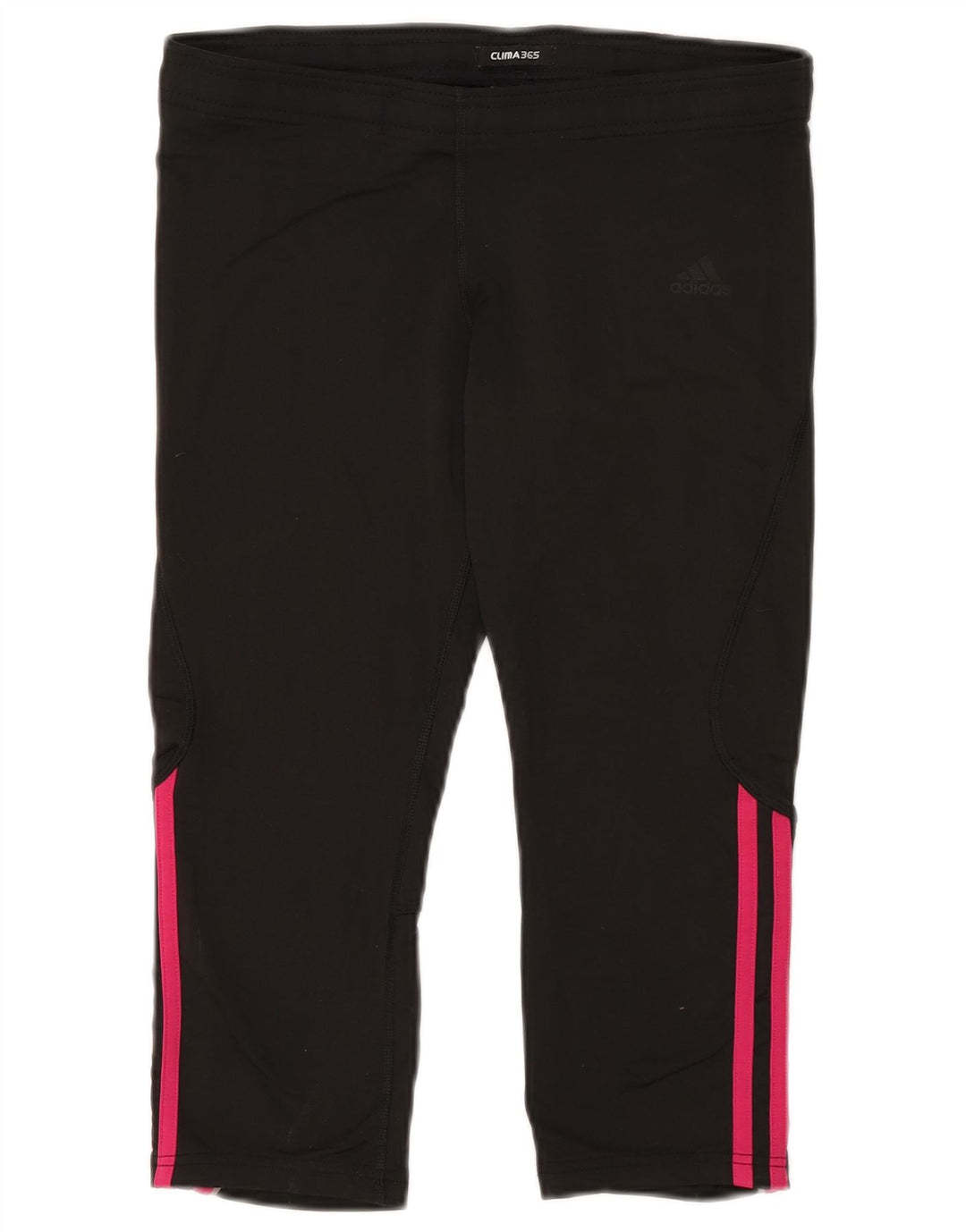 Adidas Womens Clima 365 Capri Leggings UK 14 Medium Black Polyester