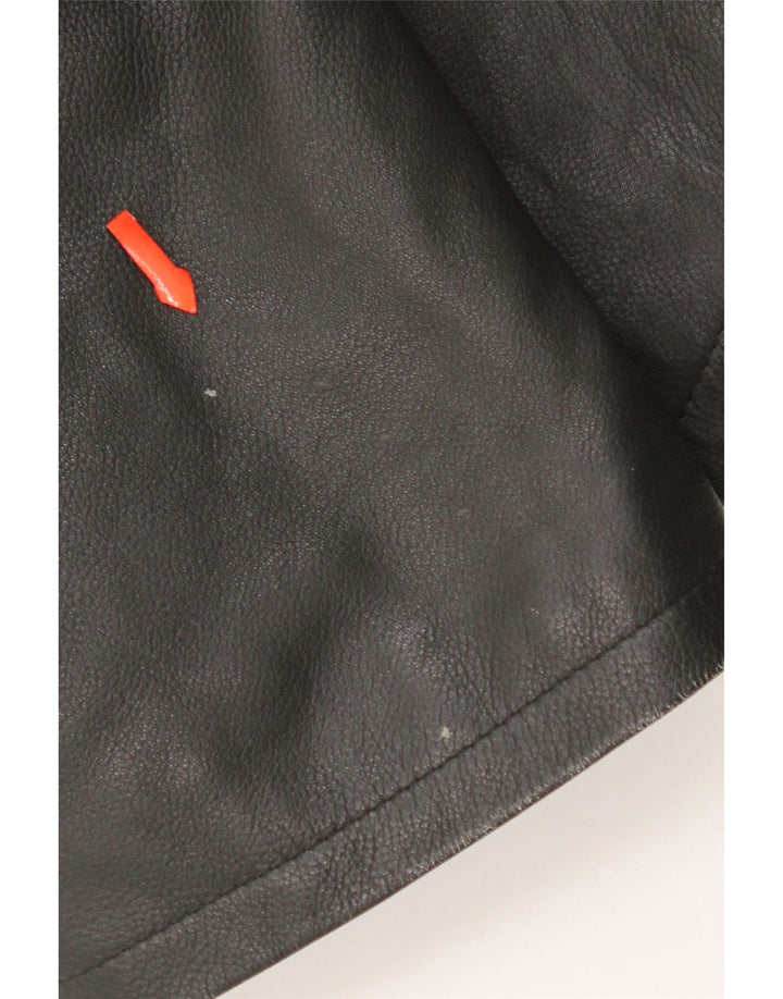 Conbipel Mens Leather Jacket IT 54 XL Black Leather
