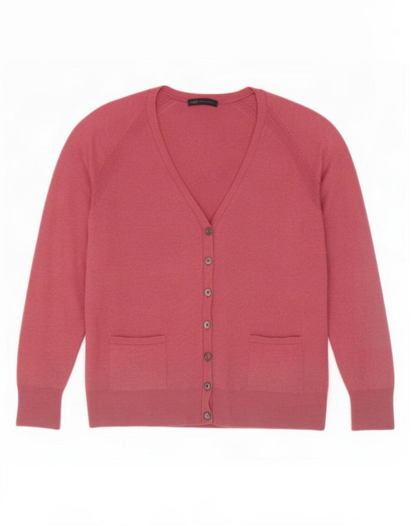 Marks & Spencer Womens Cardigan Sweater UK 20 2XL Pink Viscose