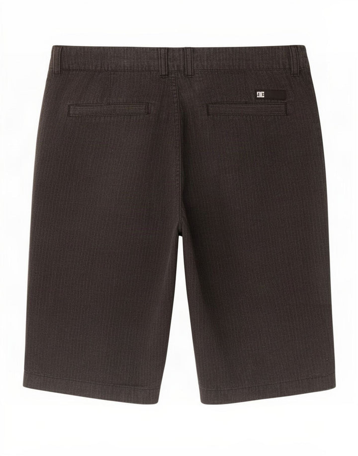 DC Mens Chino Shorts Medium W30 Grey Pinstripe Cotton