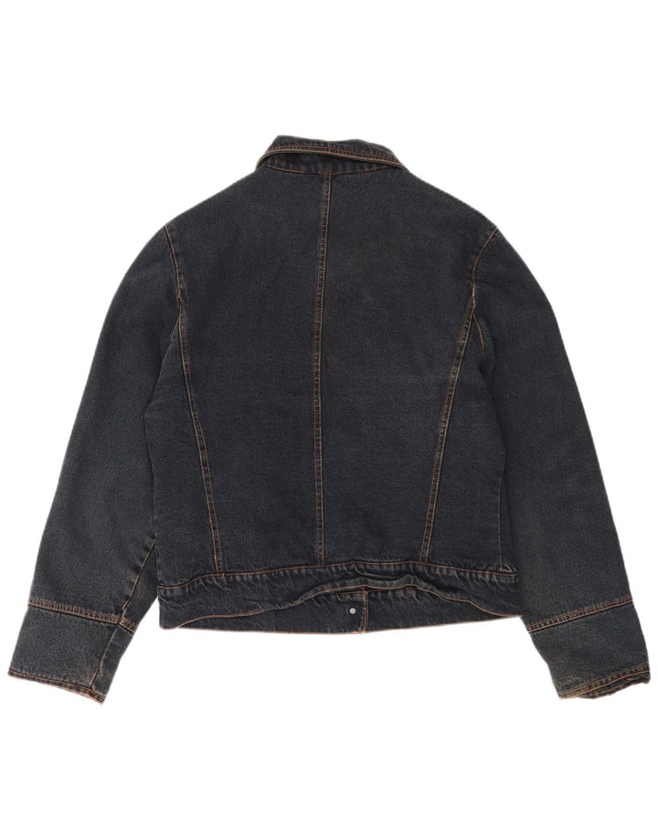 Vintage Womens Denim Jacket UK 16 Large Blue