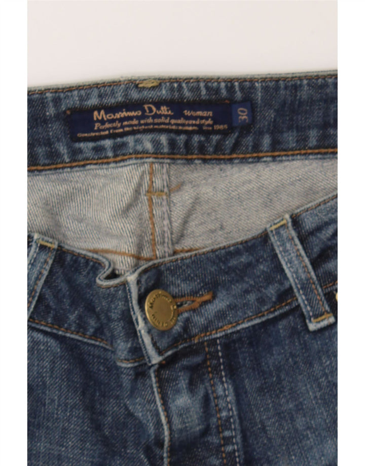 MASSIMO DUTTI Womens Straight Jeans W30 L34 Blue Cotton Vintage Massimo Dutti and Second-Hand Massimo Dutti from Messina Hembry 
