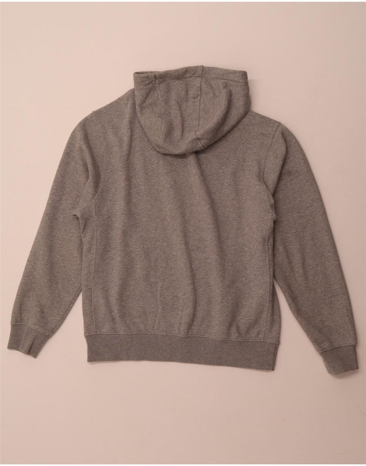 NIKE Mens Graphic Hoodie Jumper Medium Grey Cotton Sports
