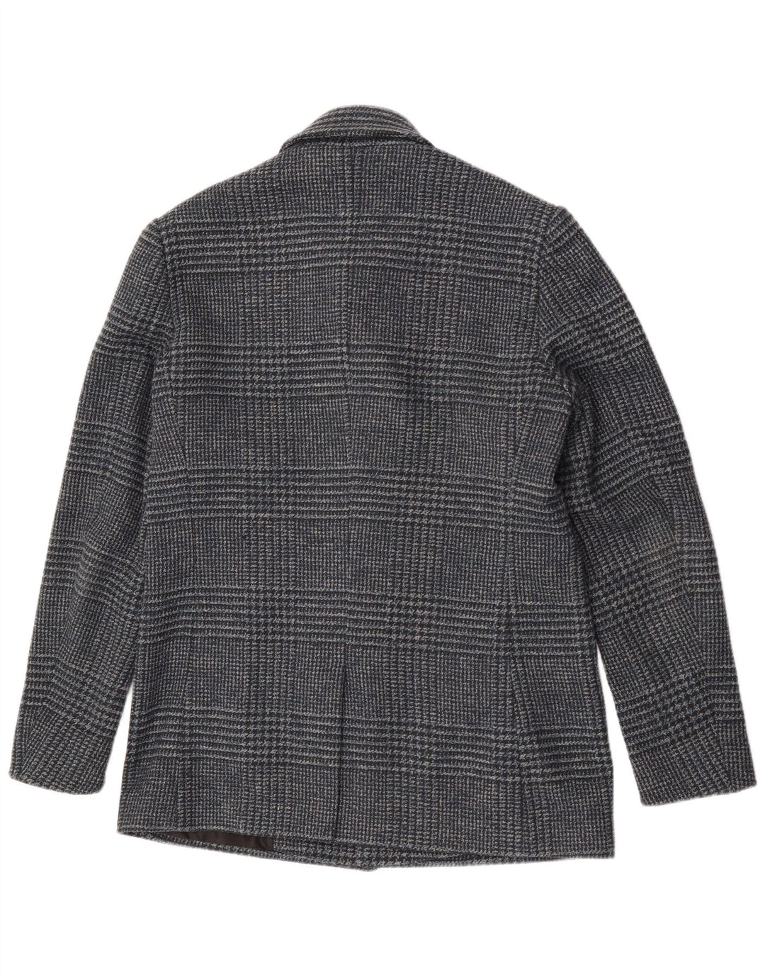Calvin Klein Mens Blazer Jacket UK 38 Medium Blue Houndstooth