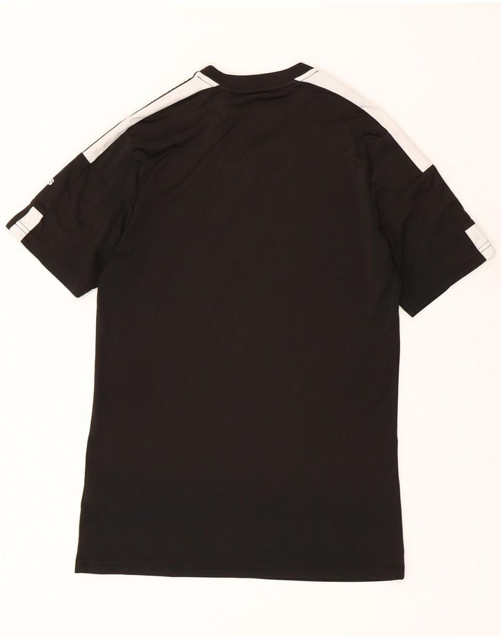 Adidas Mens Aeroready Graphic T-Shirt Top Small Black Colourblock Polyester