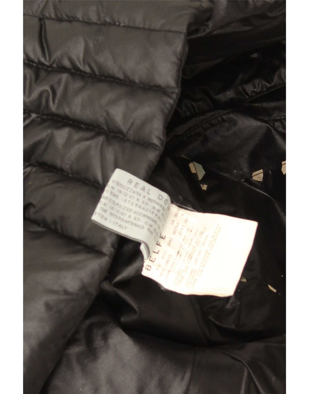 Belfe & Mens Padded Jacket UK 44 2XL Black Nylon