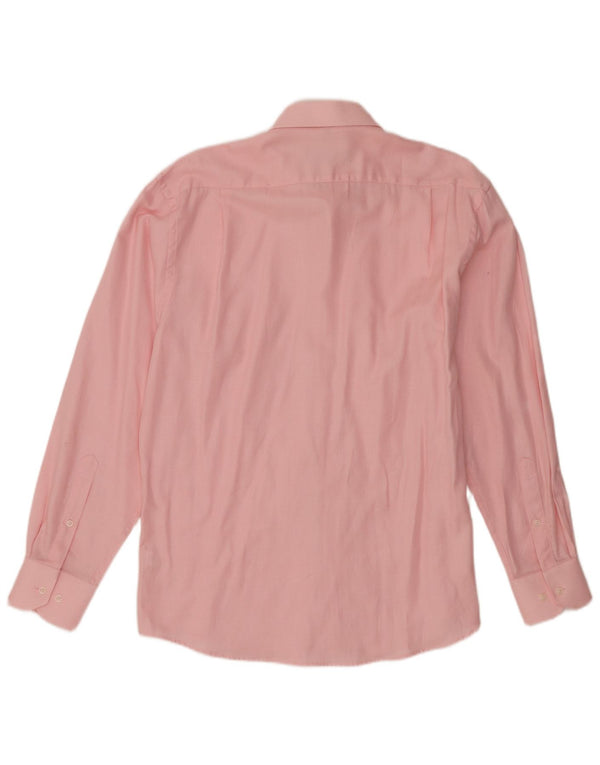 Balmain Mens Shirt Size 41/42 Large Pink Cotton