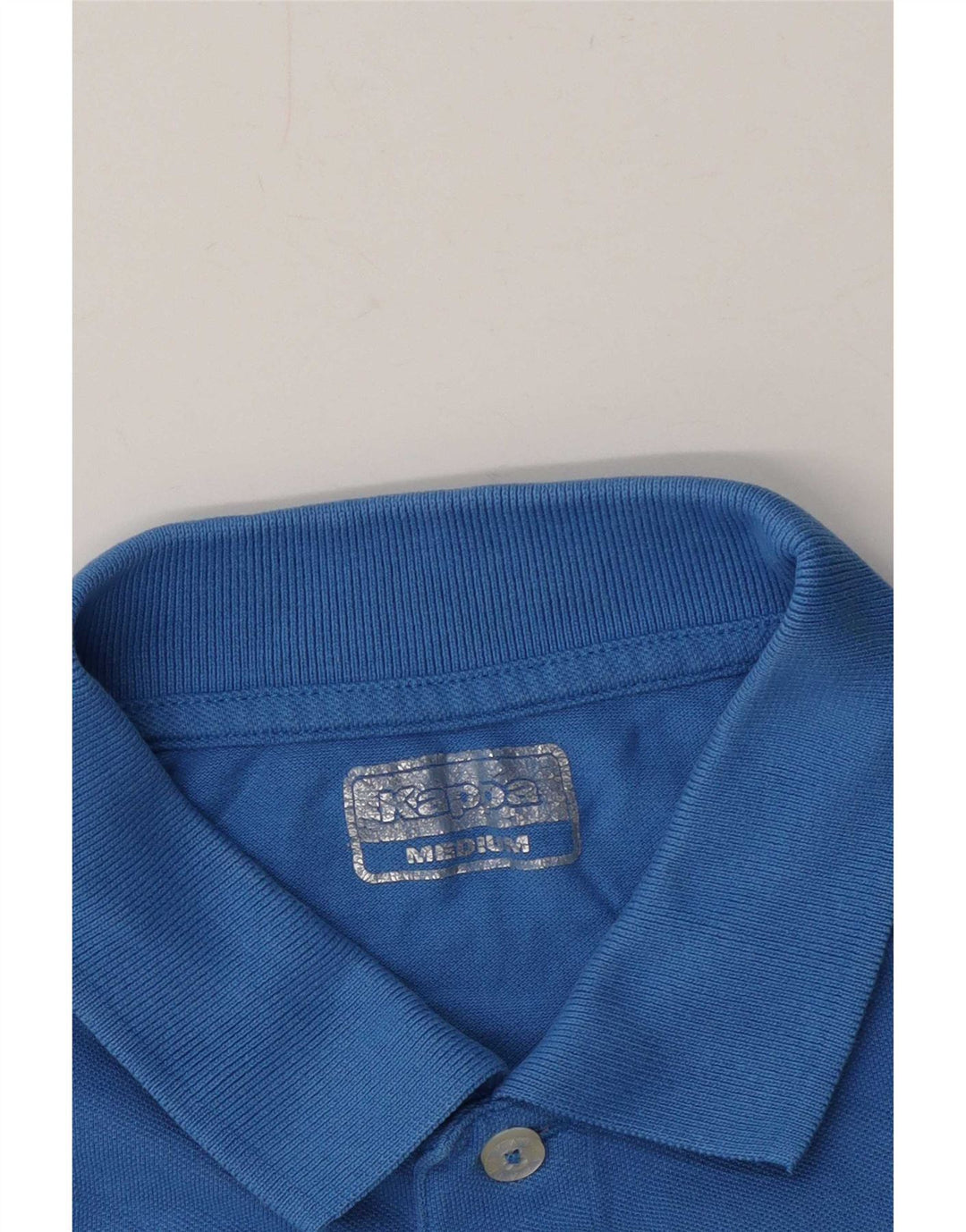 Kappa Mens Short Sleeve Polo Shirt Medium Blue