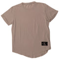 CALVIN KLEIN JEANS Mens Graphic T-Shirt Top Medium White Cotton