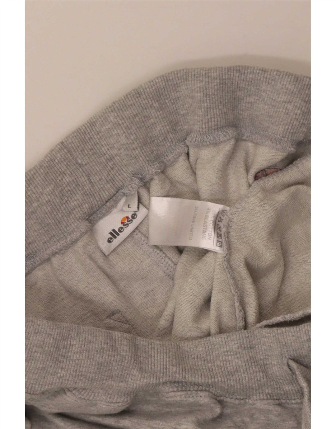 Ellesse Mens Tracksuit Trousers Joggers Large Grey Cotton