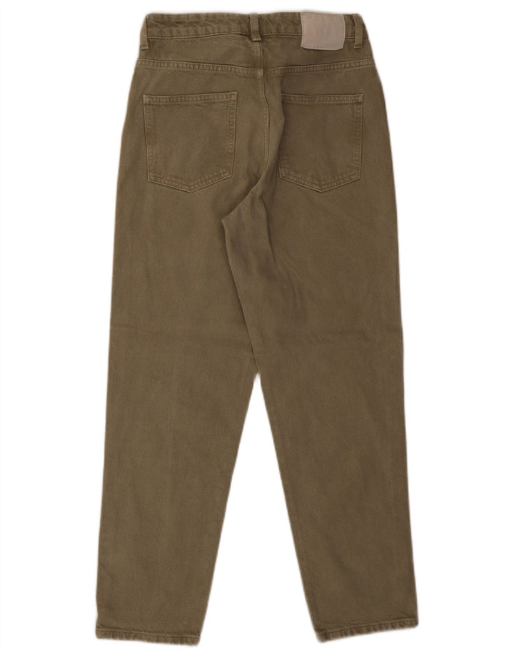 ZARA Womens Tapered Jeans EU 38 Small W28 L27 Khaki
