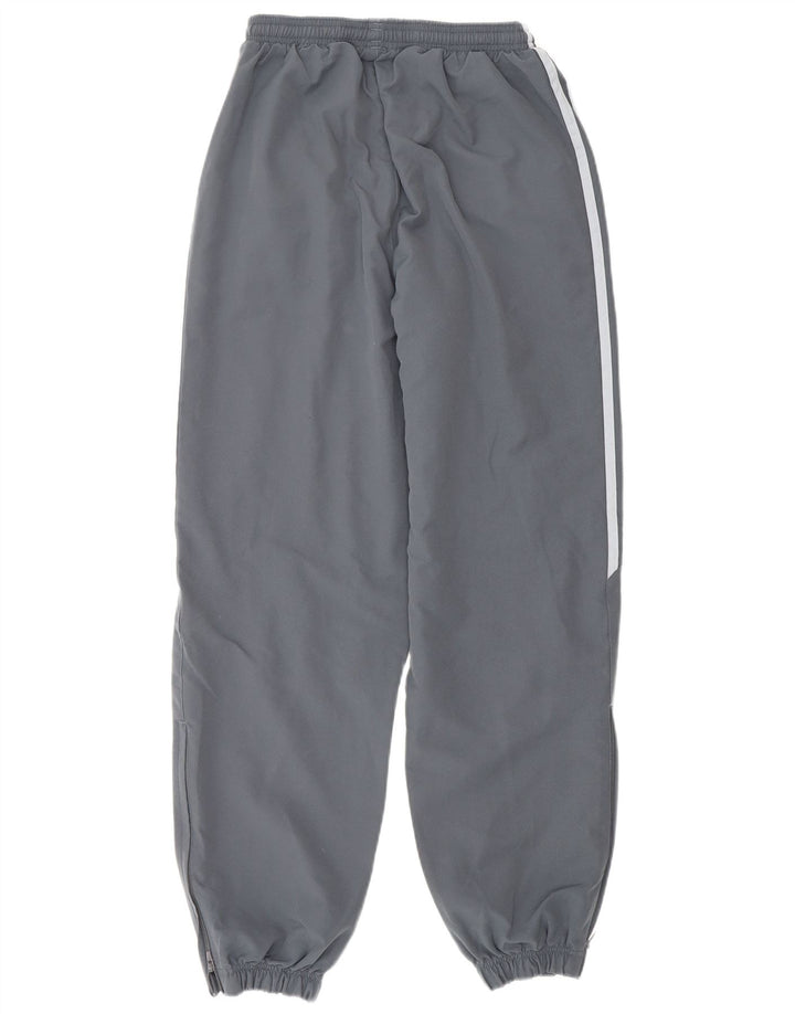 Adidas Mens Tracksuit Trousers Joggers Medium Grey Polyester