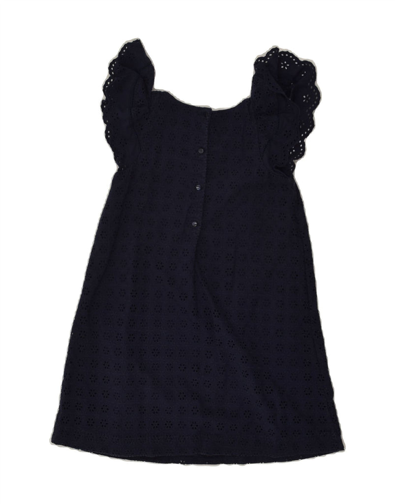 POLO RALPH LAUREN Girls A-Line Dress 5-6 Years Navy Blue Floral Cotton | Vintage Polo Ralph Lauren | Thrift | Second-Hand Polo Ralph Lauren | Used Clothing | Messina Hembry 