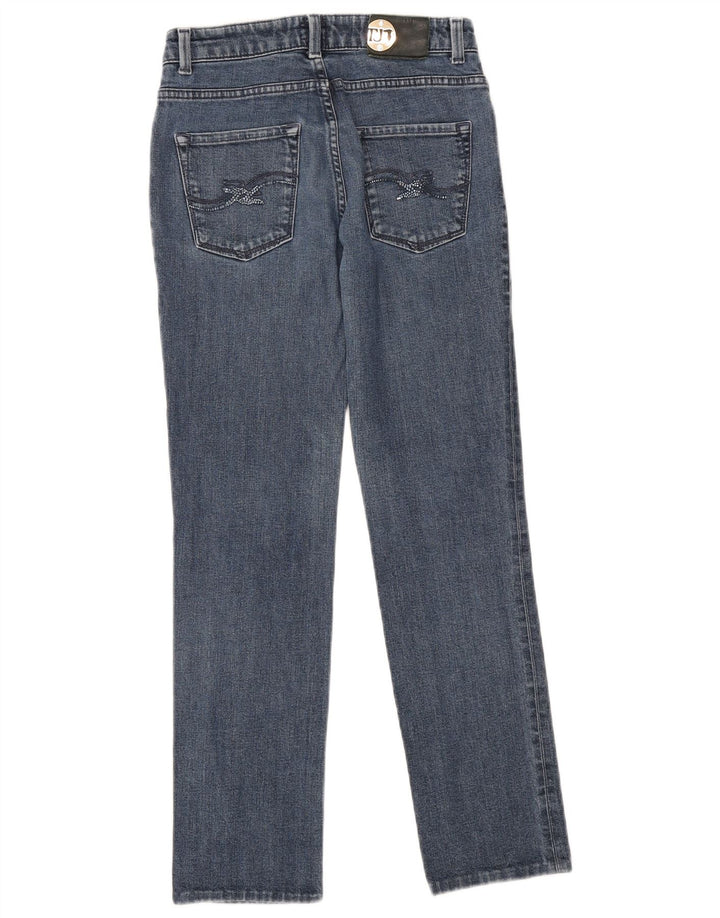 Trussardi Womens Slim Jeans W25 L30 Blue Cotton
