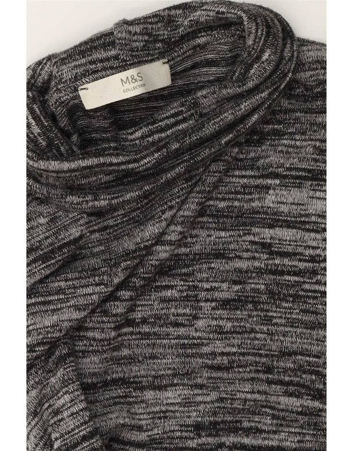 Marks & Spencer Womens Tunic Top UK 18 XL Grey Flecked